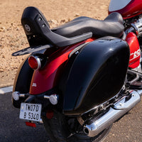 Black Long Haul Pannier Rails fit for Royal Enfield Super Meteor 650