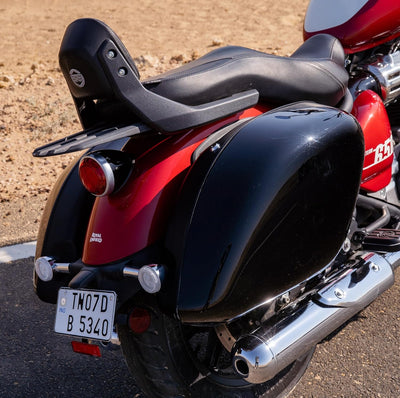 Black Long Haul Pannier Rails fit for Royal Enfield Super Meteor 650