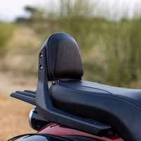 Black Passenger Backrest Pad fit for Royal Enfield Super Meteor 650