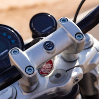 Silver Handlebar Clamp fit for Royal Enfield Super Meteor 650