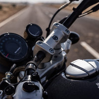 Silver Handlebar Clamp fit for Royal Enfield Super Meteor 650