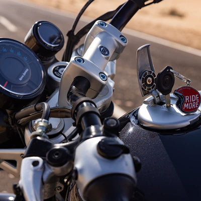 Silver Handlebar Clamp fit for Royal Enfield Super Meteor 650
