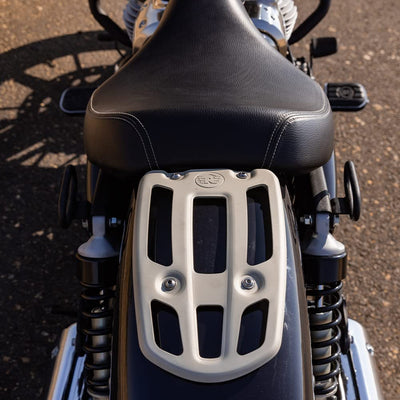 Silver Solo Finisher fit for Royal Enfield Super Meteor 650