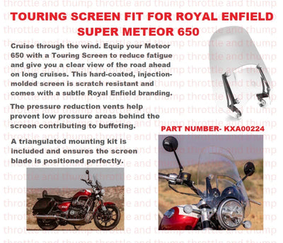 Touring Screen fit for Royal Enfield Super Meteor 650