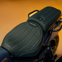 Black Signature Rider Seat fit for Royal Enfield Shotgun 650