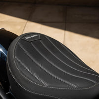 Black Signature Rider Seat fit for Royal Enfield Shotgun 650
