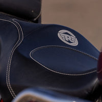 Black Deluxe Touring Dual Seat fit for Royal Enfield Super Meteor 650