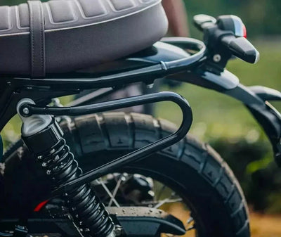 Black Soft Pannier Rails fit for Royal Enfield Super Meteor 650