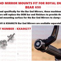 Bar End Mirror Mounts fit for Royal Enfield Bear 650