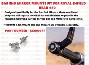 Bar End Mirror Mounts fit for Royal Enfield Bear 650