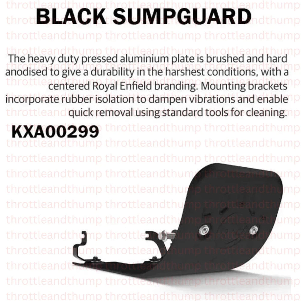 Black Sumpguard fit for Royal Enfield Classic 650
