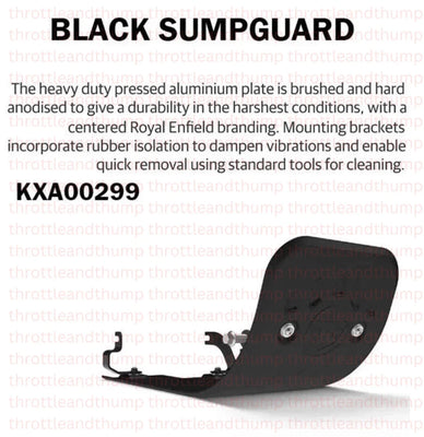 Black Sumpguard fit for Royal Enfield Classic 650