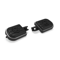 Black Deluxe Rider Footpegs fit for Royal Enfield Shotgun 650
