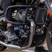 Black Airfly Evo Engine Guards fit for Royal Enfield Classic 650