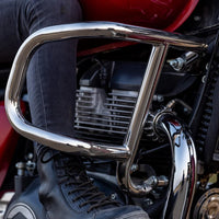 Silver Airfly Evo Engine Guards fit for Royal Enfield Classic 650