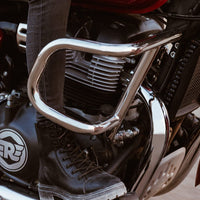 Silver Airfly Evo Engine Guards fit for Royal Enfield Shotgun 650