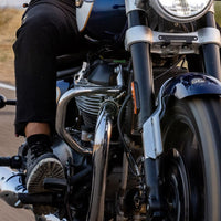 Silver Compact Engine Guards fit for Royal Enfield Classic 650