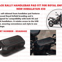 Black Rally Handlebar Pad fit for Royal Enfield Himalayan 450