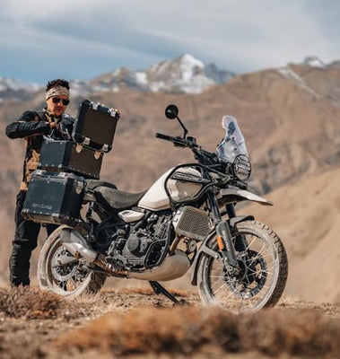 Black Adventure Top Box fit for Royal Enfield Bear 650