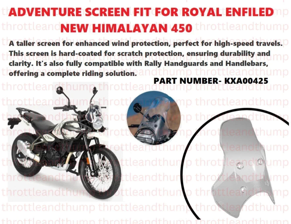 Adventure Screen fit for Royal Enfield Himalayan 450