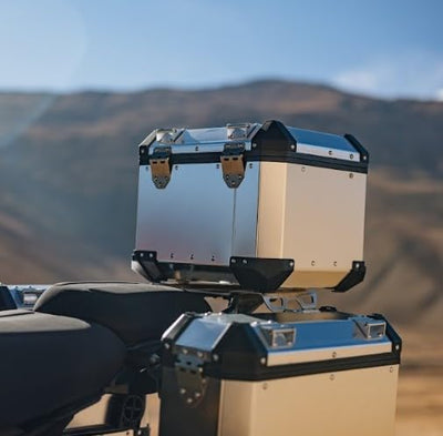 Silver Adventure Top Box fit for Royal Enfield Himalayan 450