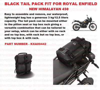 Black Tail Pack fit for Royal Enfield Himalayan 450