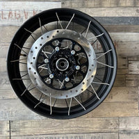 Black Tubeless Spoked Wheels fit for Royal Enfield Himalayan 450