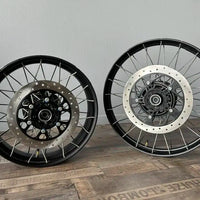 Black Olive Tubeless Spoked Wheels fit for Royal Enfield Himalayan 450
