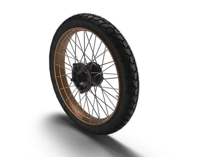 Gold Tubeless Spoked Wheels fit for Royal Enfield Himalayan 450