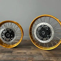 Gold Tubeless Spoked Wheels fit for Royal Enfield Himalayan 450