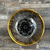 Gold Tubeless Spoked Wheels fit for Royal Enfield Himalayan 450