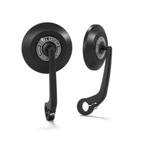 Black Round Bar End Mirrors fit for Royal Enfield Bullet 350