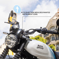 Halcyon Black Painted Instrument Cowl fit for Royal Enfield Guerrilla 450