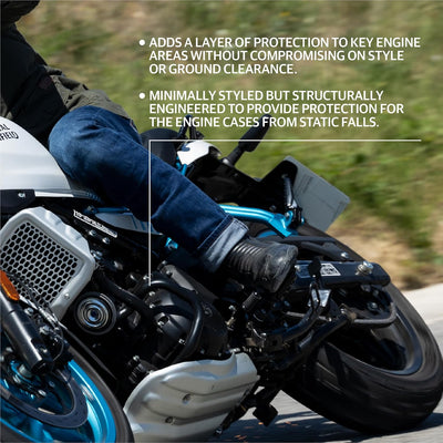 Black Compact Engine Guards fit for Royal Enfield Guerrilla 450