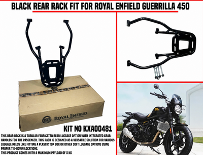 Black Rear Rack fit for Royal Enfield Guerrilla 450