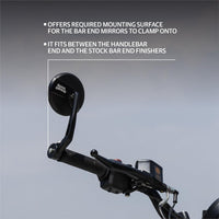 Bar End Mirror Mounts fit for Royal Enfield Guerrilla 450