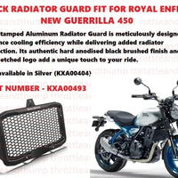 Black Radiator Guard fit for Royal Enfield Guerrilla 450