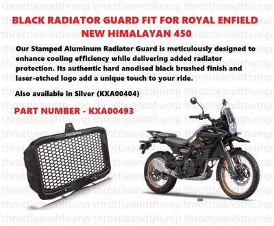 Black Radiator Guard fit for Royal Enfield Himalayan 450