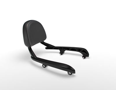 Black Passenger Backrest Mounts fit for Royal Enfield Meteor 350