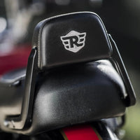 Black Passenger Backrest Mounts fit for Royal Enfield Classic 350