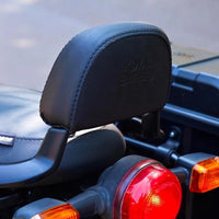 Black Passenger Backrest Pad fit for Royal Enfield Classic 350
