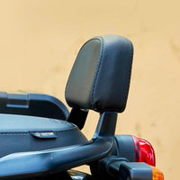 Black Passenger Backrest Pad fit for Royal Enfield Hunter 350