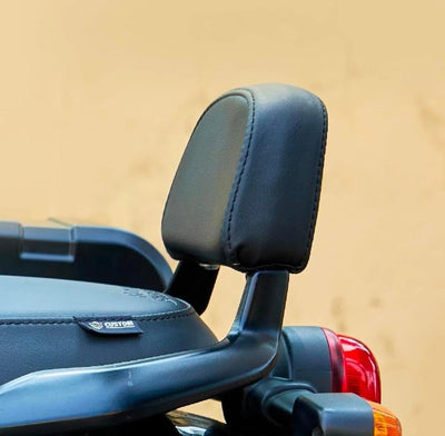 Black Passenger Backrest Pad fit for Royal Enfield Hunter 350