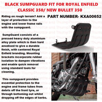 Black Sumpguard fit for Royal Enfield Classic 350