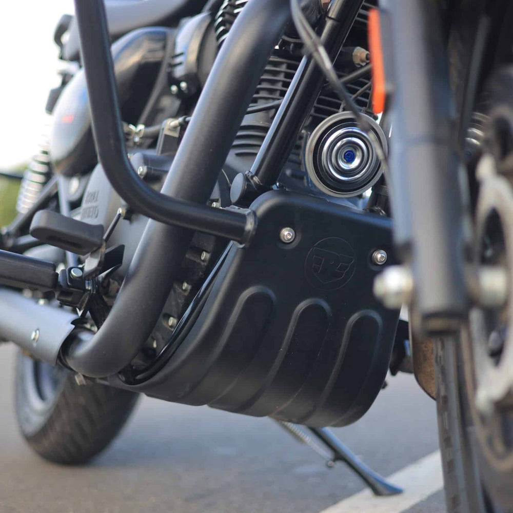 SUMP GUARD (BLACK) FIT FOR ROYAL ENFIELD METEOR 350
