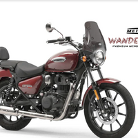 WANDERER SMOKE WINDSHIELD FIT FOR ROYAL ENFIELD METEOR 350