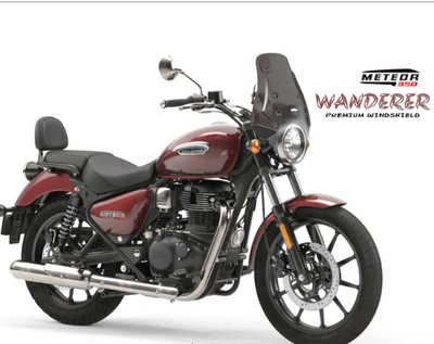 WANDERER SMOKE WINDSHIELD FIT FOR ROYAL ENFIELD METEOR 350