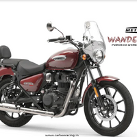 WANDERER CLEAR WINDSHIELD FIT FOR ROYAL ENFIELD METEOR 350