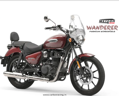 WANDERER CLEAR WINDSHIELD FIT FOR ROYAL ENFIELD METEOR 350