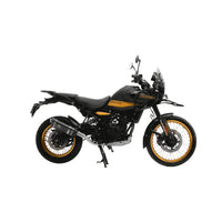 RRP BLACK EXHAUST WITH MID PIPE FIT FOR ROYAL ENFIELD HIMALAYAN 450